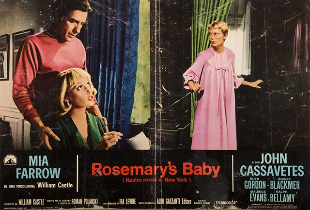 Итальянский плакат к фильму «Ребенок Розмари», постер из коллекции Музея кинематографии в Лодзи